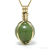 Peridot Polished Sphere Pendant from the Kaghan Valley, Pakistan | Venusrox