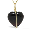 A stunning Rubellite Polished Heart Pendant from Brazil | Venusrox, the UK's Premier Crystal Showroom