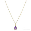 AMETHYST PENDANT 9kt GOLD