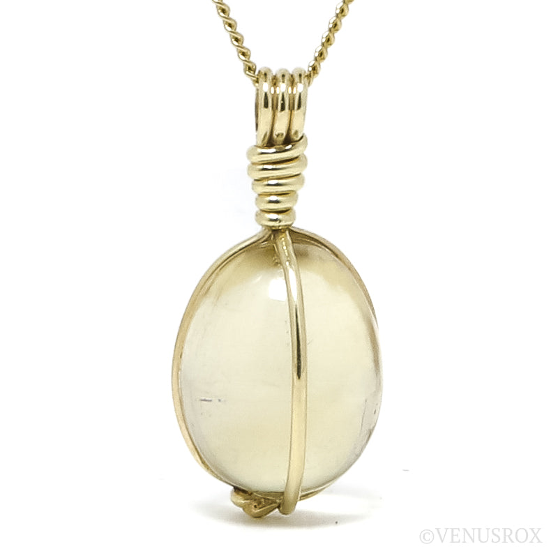 Natural Citrine Polished Crystal Pendant from Madagascar | Venusrox