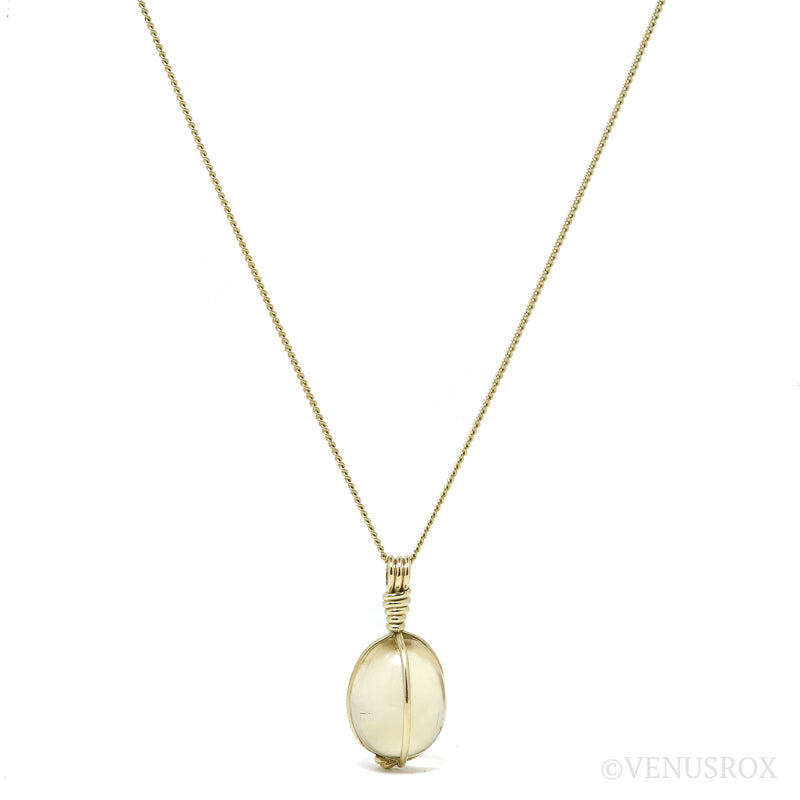 Natural Citrine Polished Crystal Pendant from Madagascar | Venusrox