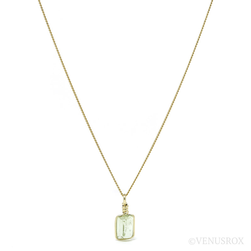 Heliodor Polished Crystal Pendant from the Chitinskaya Oblast Mine, Zabaykalski Krai, Siberia, Russia | Venusrox