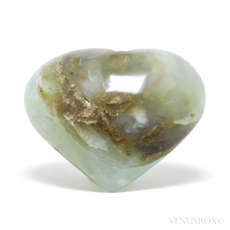 Blue Andean Opal Polished Heart from the Acari Mine, Caraveli Province, Arequipa Department, Peru | Venusrox