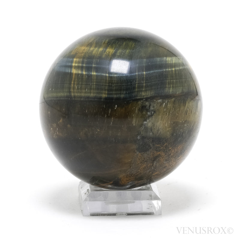 Tigers Eye with Falcons Eye Polished Sphere from South Africa | Venusrox