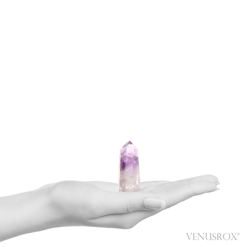 Amethyst Phantom Polished Point from the Quixaba Mine, Bahia, Brazil | Venusrox