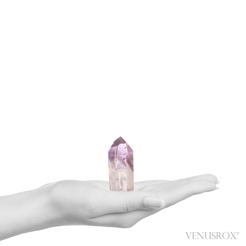 Amethyst Phantom Polished Point from the Quixaba Mine, Bahia, Brazil | Venusrox