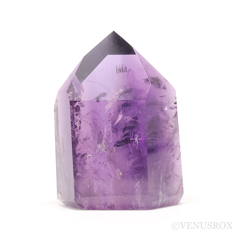 Amethyst Phantom Polished Point from Brazil | Venusrox
