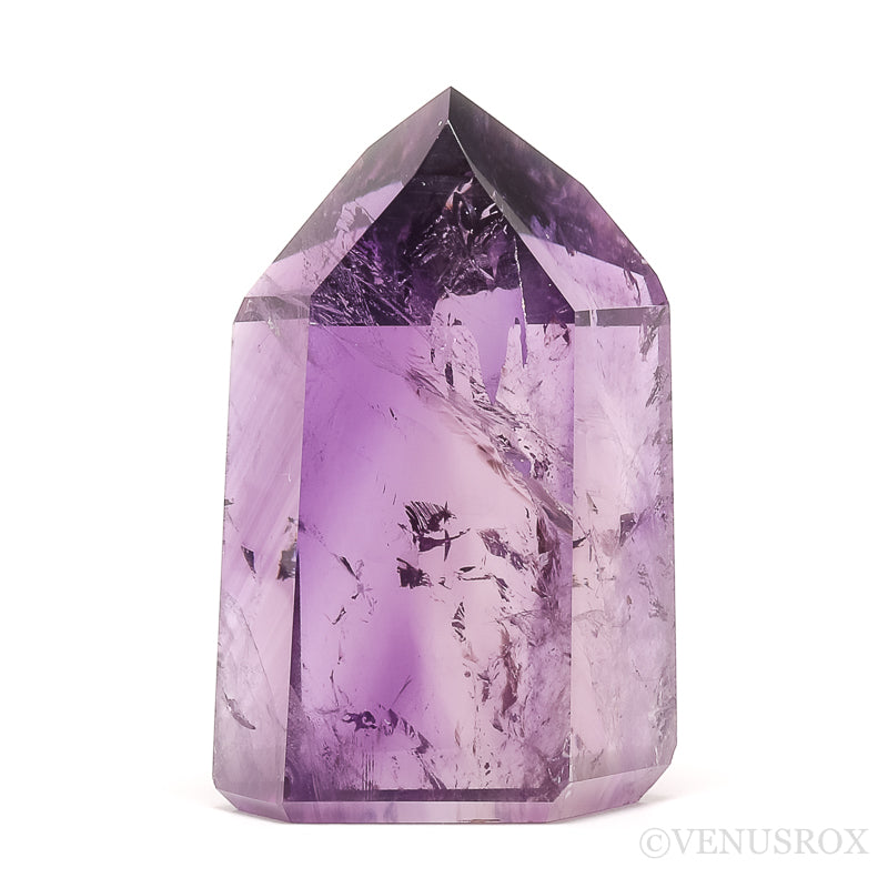 Amethyst Phantom Polished Point from Brazil | Venusrox