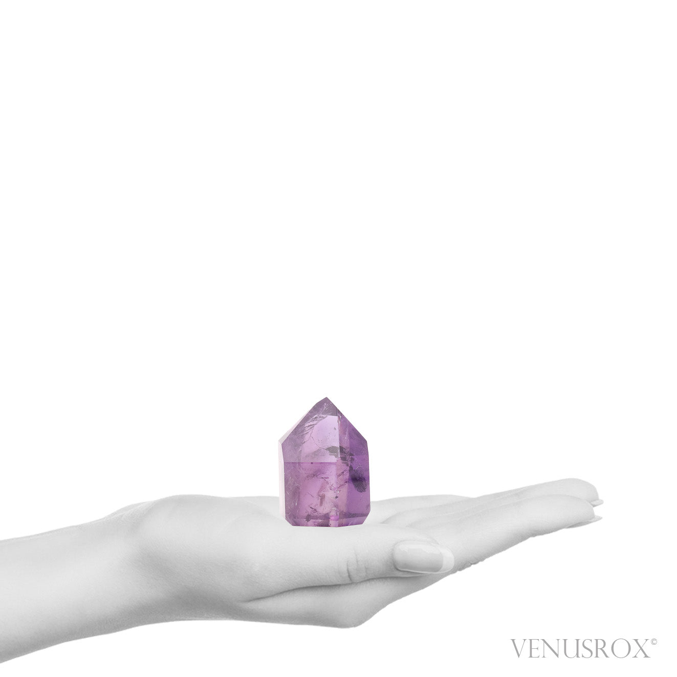 Amethyst Phantom Polished Point from Brazil | Venusrox