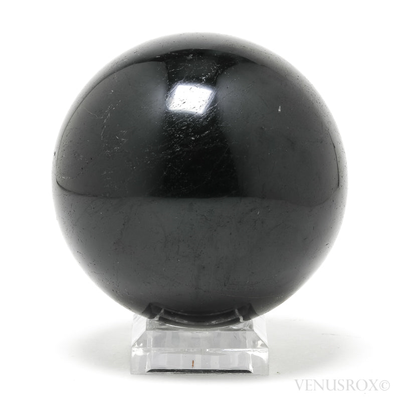 Black Tourmaline Polished Sphere from Madagascar | Venusrox