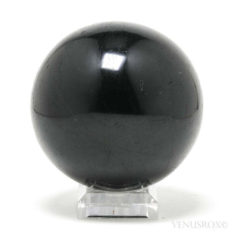 Black Tourmaline Polished Sphere from Madagascar | Venusrox