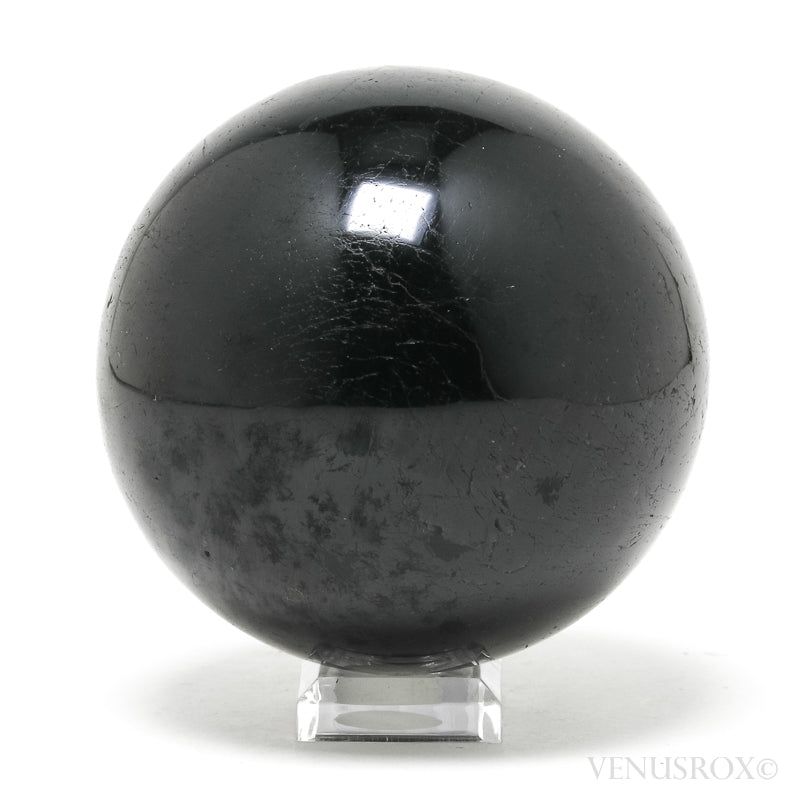 Black Tourmaline Polished Sphere from Madagascar | Venusrox