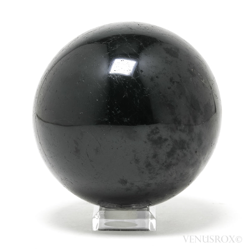 Black Tourmaline Polished Sphere from Madagascar | Venusrox