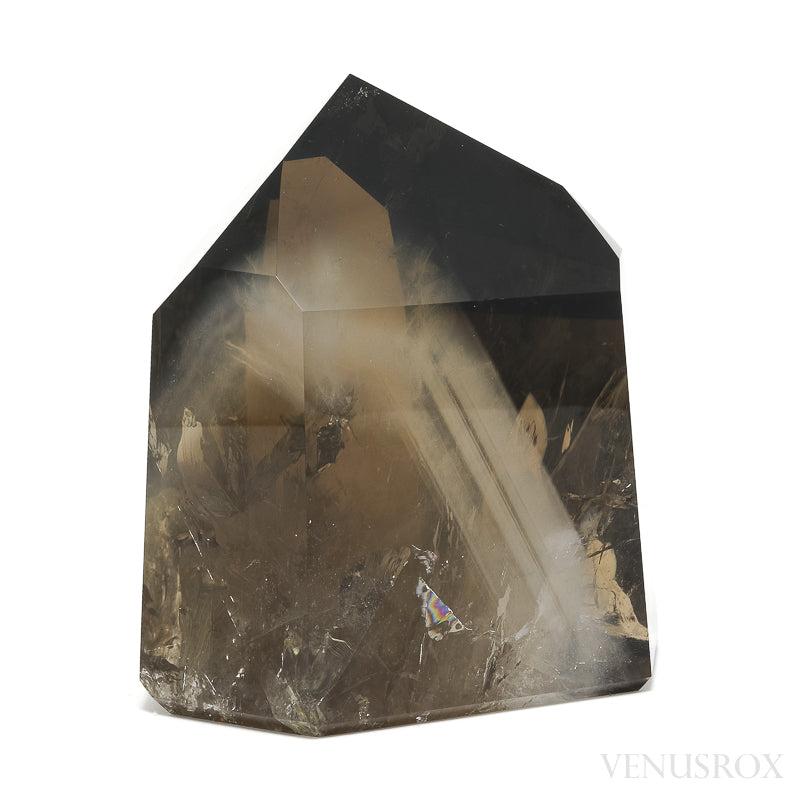 Phantom Smoky Quartz Polished Point from Brazil | Venusrox