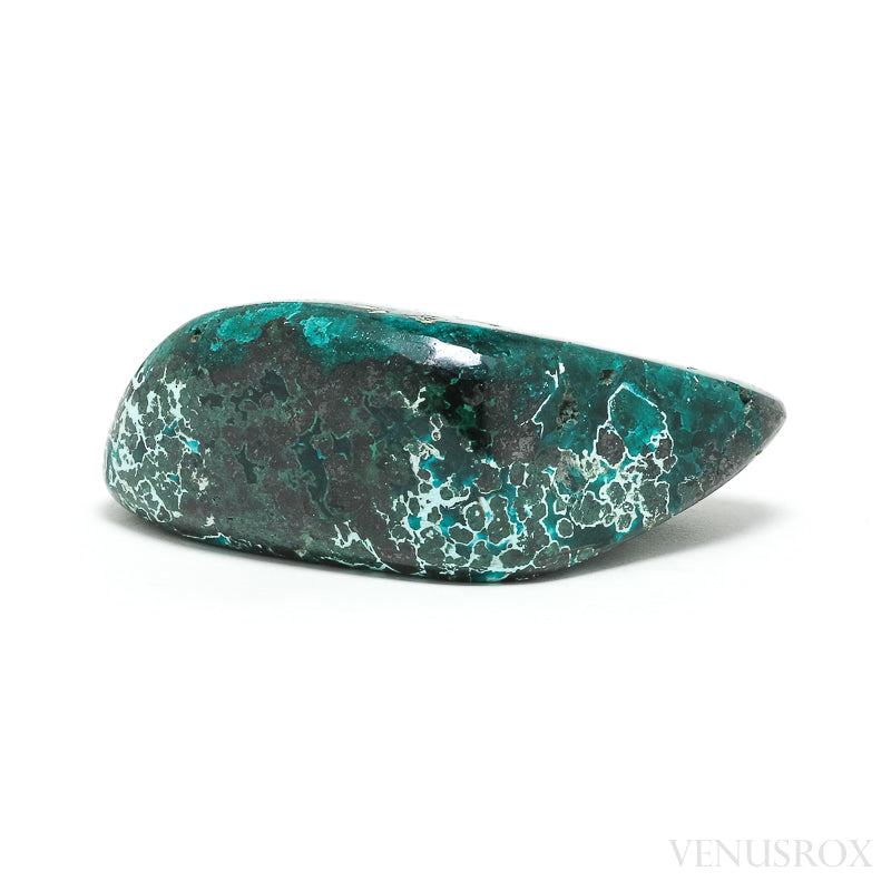 Dioptase with Chrysocolla, Shattuckite & Matrix Polished Crystal from the Democratic Republic of Congo | Venusrox