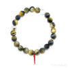 Blonde Tigers Eye with Falcons Eye Bracelet from South Africa | Venusrox