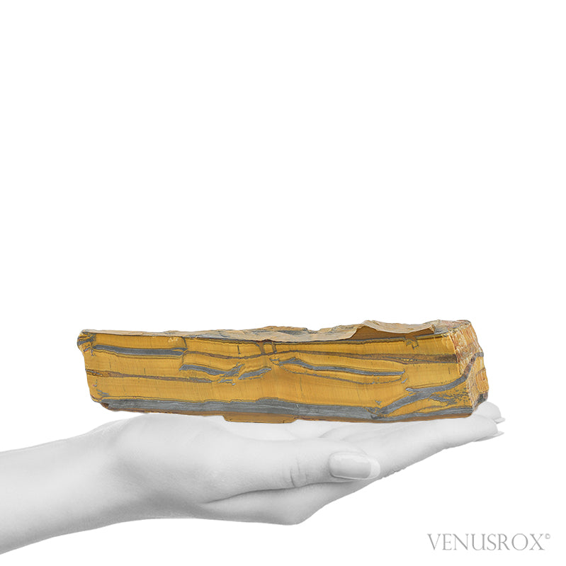 Tigers Eye with Hematite Part Polished/Part Natural Crystal from South Africa | Venusrox