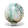 Chrysocolla in Quartz Polished Sphere from Peru | Venusrox