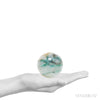 Chrysocolla in Quartz Polished Sphere from Peru | Venusrox