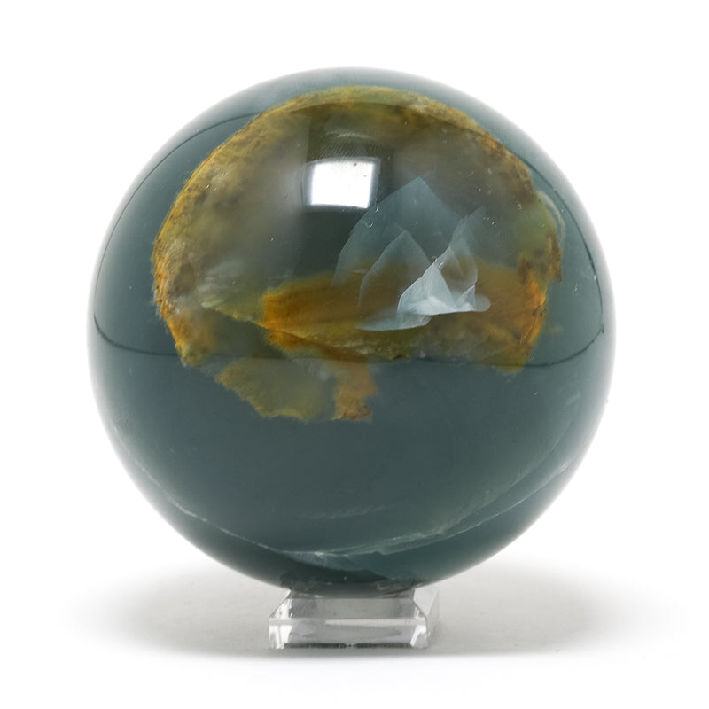 Blue Calcite Polished Sphere from Argentina | Venusrox