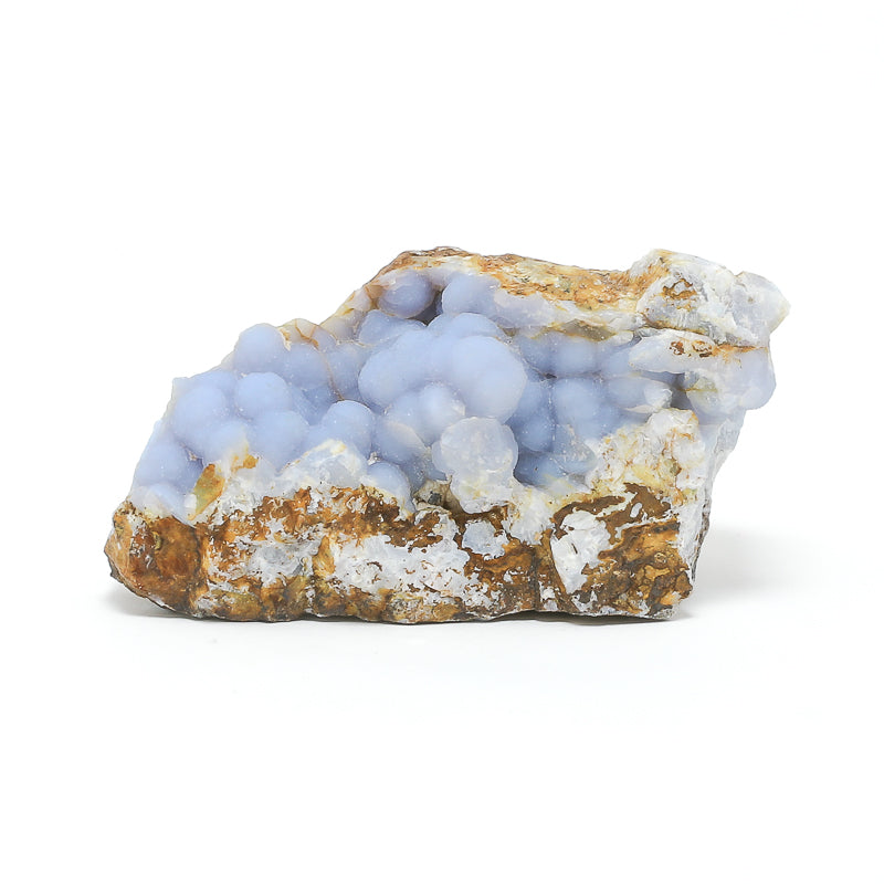 Blue Chalcedony pseudomorph after Anhydrite on Matrix Natural Crystal from Rumy Pata, Ichuna, General Sanchez Cerro Province, Moquegua, Peru | Venusrox