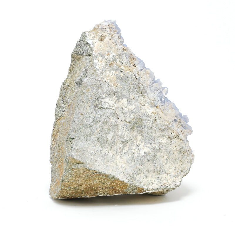 Blue Chalcedony pseudomorph after Anhydrite on Matrix Natural Crystal from Rumy Pata, Ichuna, General Sanchez Cerro Province, Moquegua, Peru | Venusrox