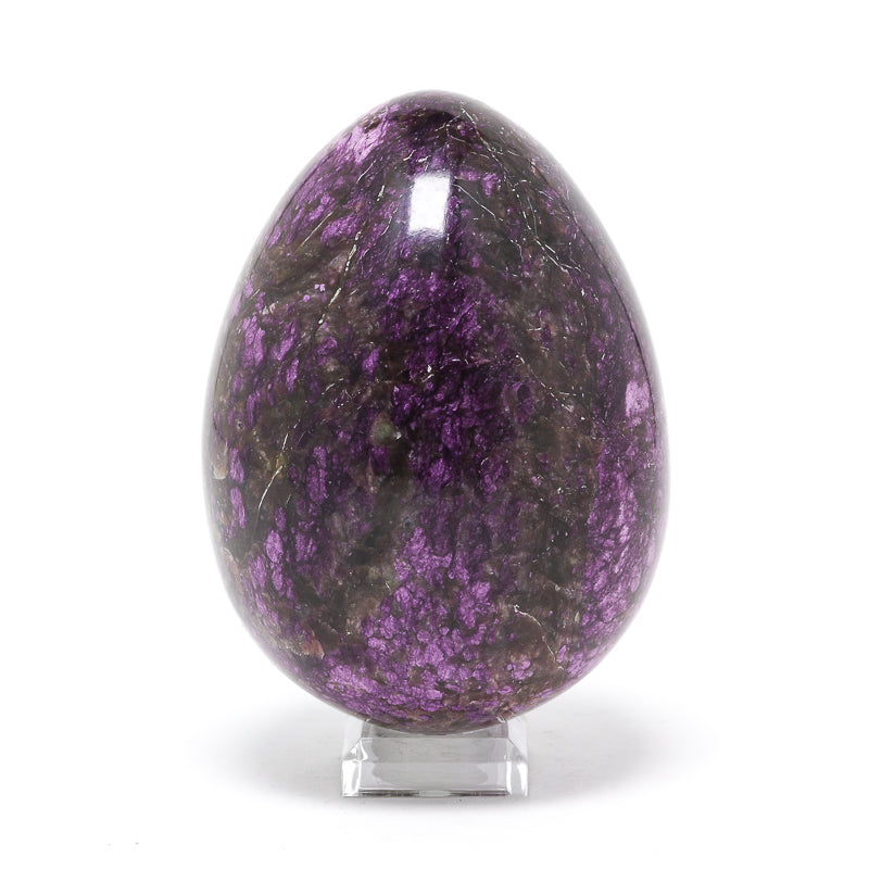 Chromium Iowaite and Serpentine Polished Egg from Kaznakhtinskii ultrabasic massif, Russia | Venusrox