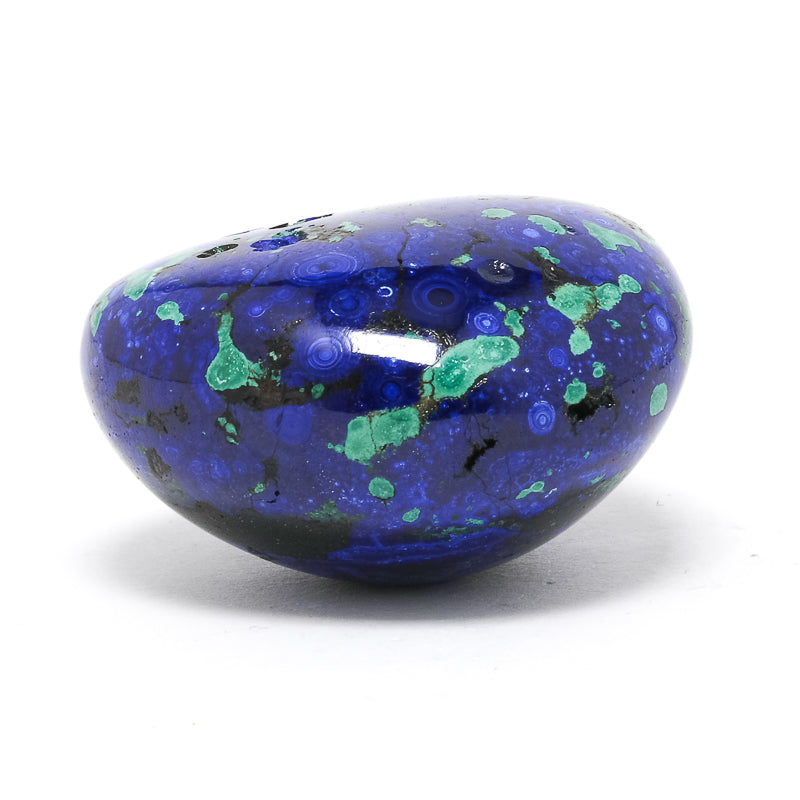 Azurite & Malachite Polished Crystal from the Altai Mountains, Siberia, Russia | Venusrox