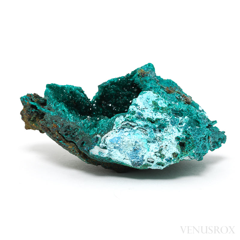 Dioptase with Chrysocolla on Matrix Natural Cluster from Renéville, Kindanba District, Pool Department, Demacratic Republic of the Congo | Venusrox