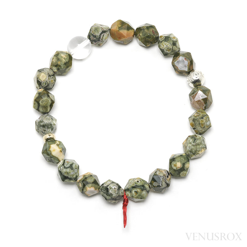 Rhyolite (Rainforest Jasper) Bead Bracelet from Australia | Venusrox