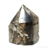 Smoky Phantom Elestial Quartz Part Polished/Part Natural Point from Brazil | Venusrox