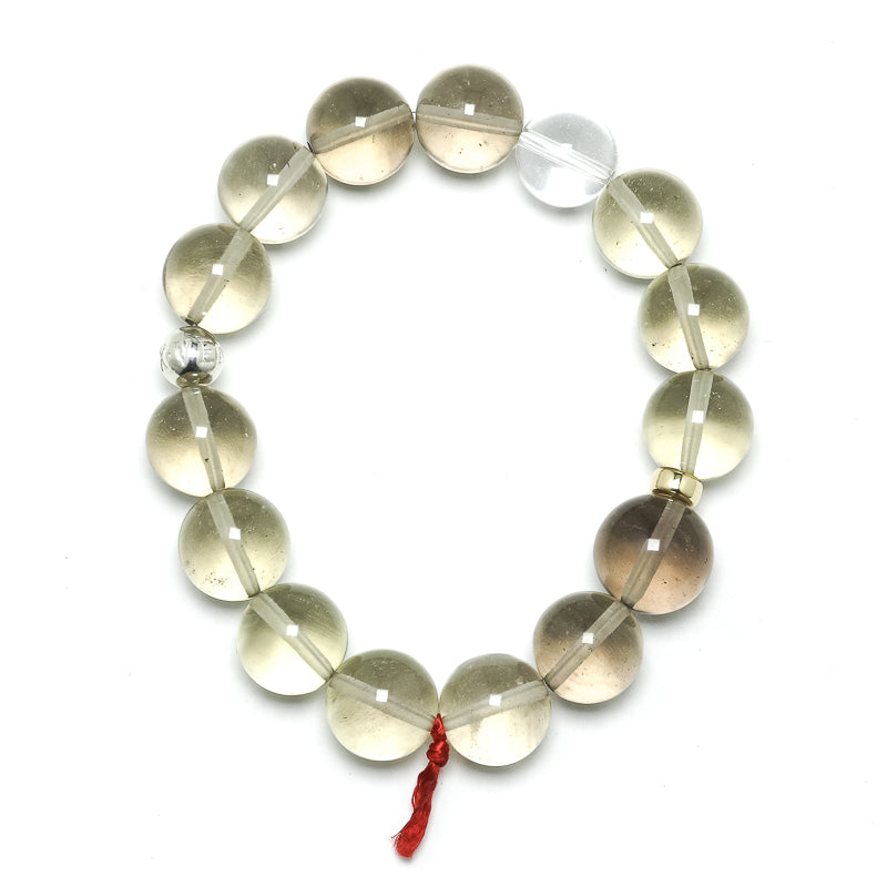 Libyan Gold Tektite Bead Bracelet from Libyan/Egyptian Border, Sahara Desert | Venusrox