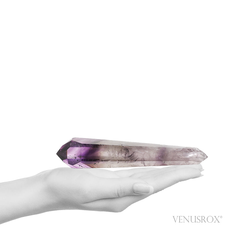 Amethyst Phantom Polished Double Terminated Point from Brazil | Venusrox