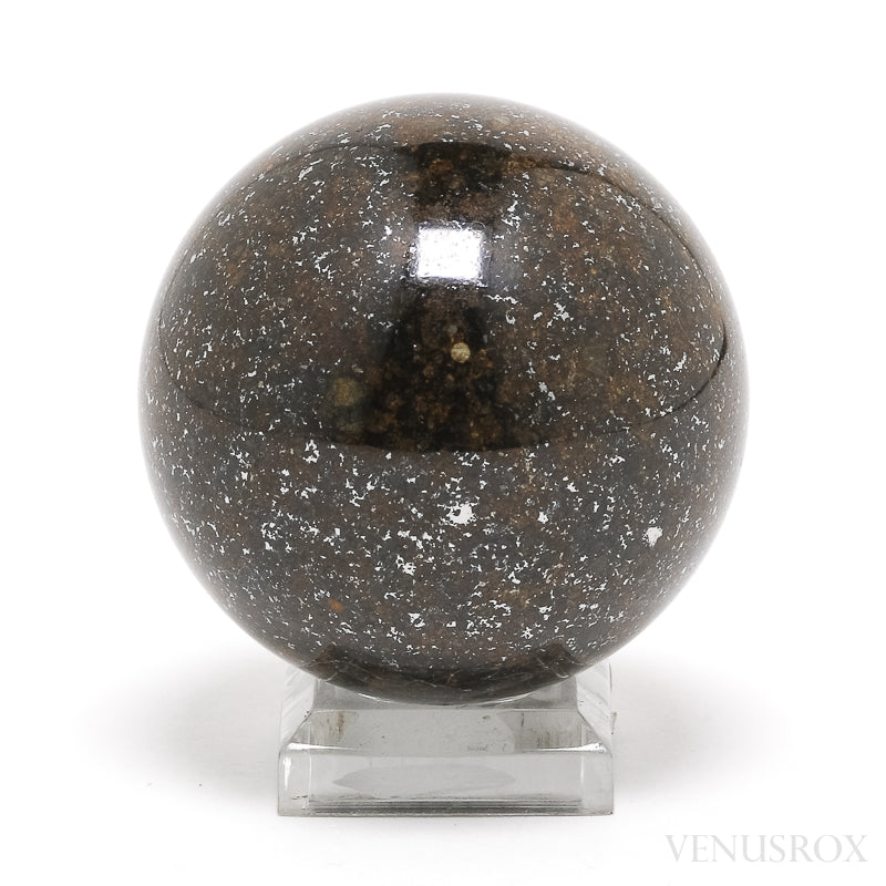 NWA Chondrite Meteorite Polished Sphere from Sahara Desert, North-West Africa | Venusrox
