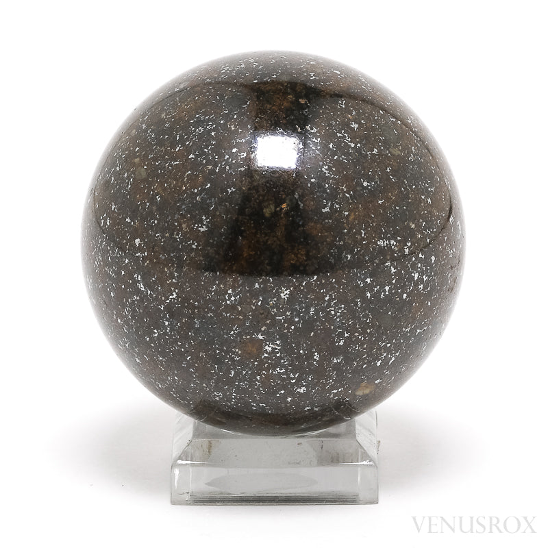 NWA Chondrite Meteorite Polished Sphere from Sahara Desert, North-West Africa | Venusrox
