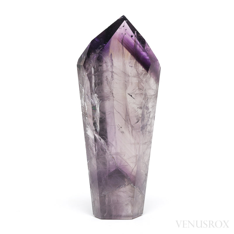 Amethyst Phantom Polished Point from the Quixaba Mine, Bahia, Brazil | Venusrox