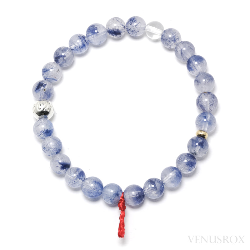 Dumortierite in Quartz Bracelet from Brazil | Venusrox