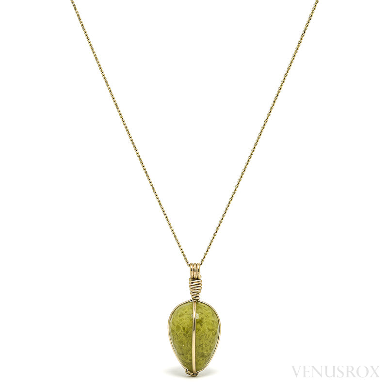 Serpentine Faceted Polished Crystal Pendant from Madagascar | Venusrox