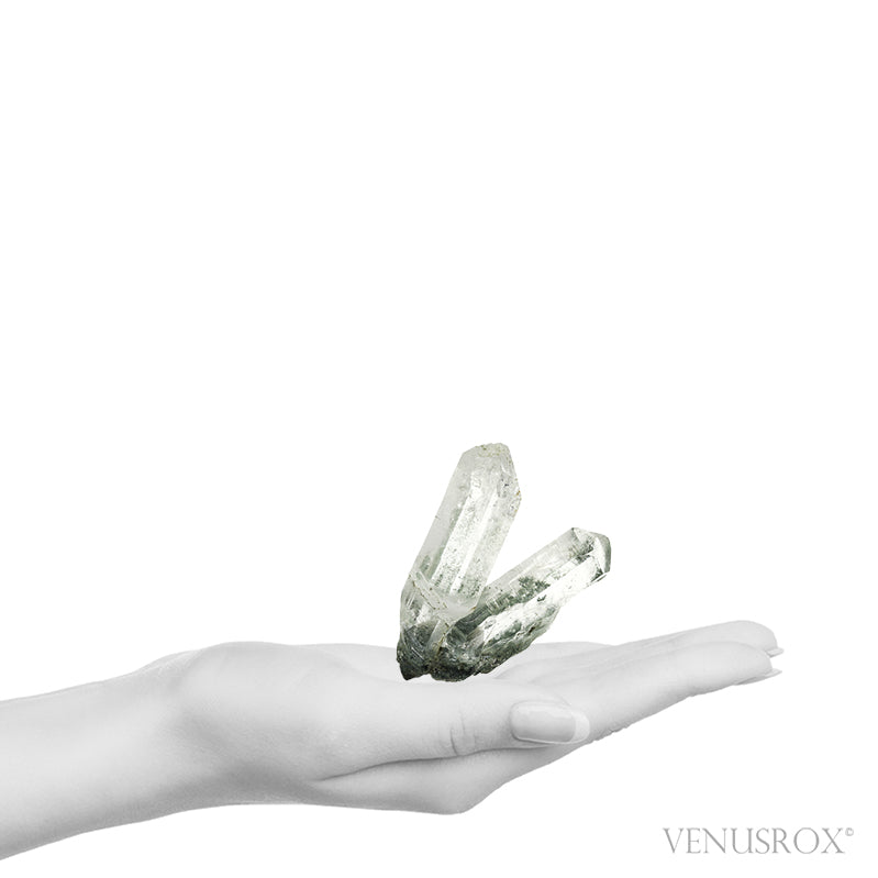 Himalayan Chlorite Quartz Natural Cluster from the Indian Himalayas | Venusrox