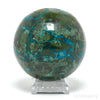 Chrysocolla with Malachite & Matrix Polished Sphere from Peru | Venusrox