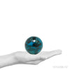 Chrysocolla with Cuprite Polished Sphere from Peru | Venusrox