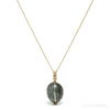 Epidote in Quartz Polished Crystal Pendant from Ambatondrazaka, Madagascar | Venusrox