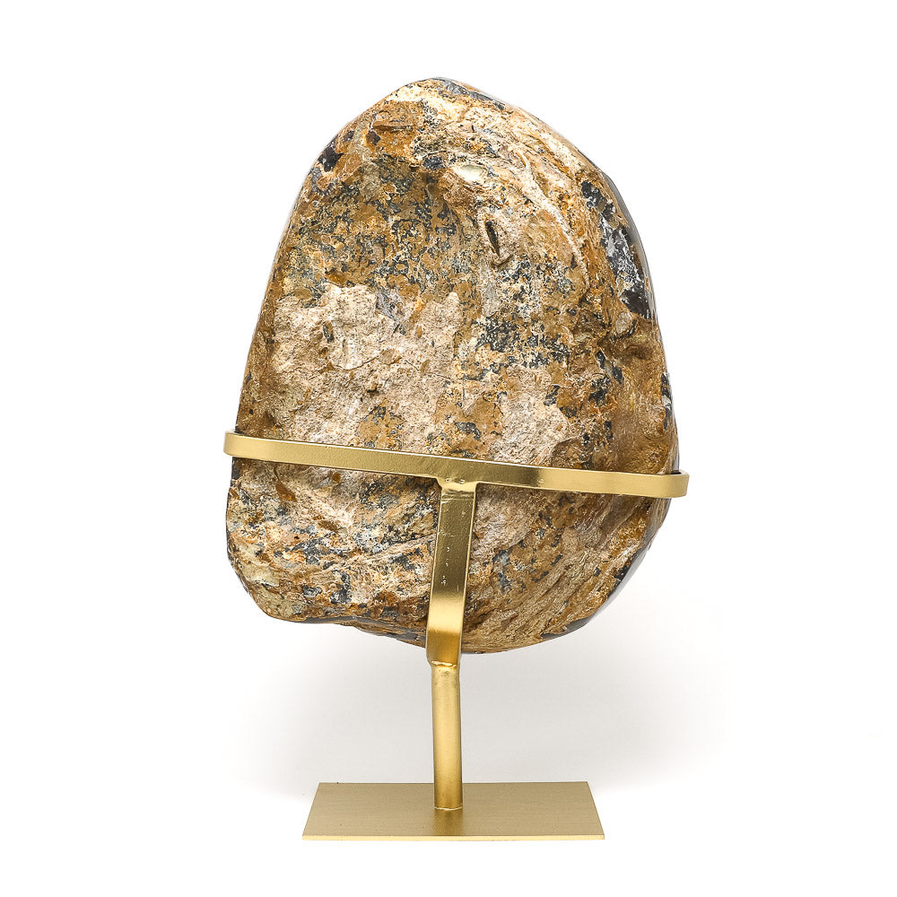 Agate with Clear Quartz Polished/Natural Crystal from Brazil | Venusrox