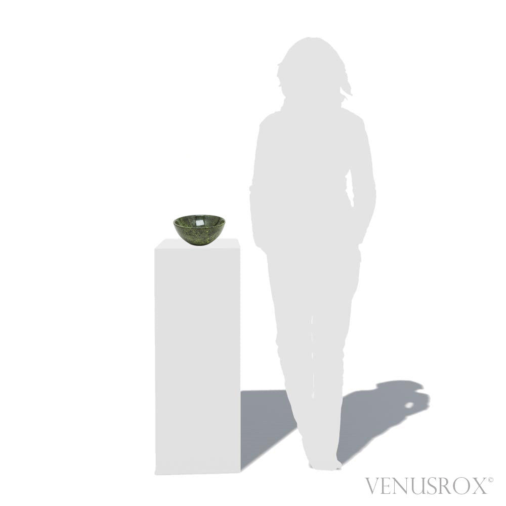 Serpentine Polished Bowl from Russia | Venusrox