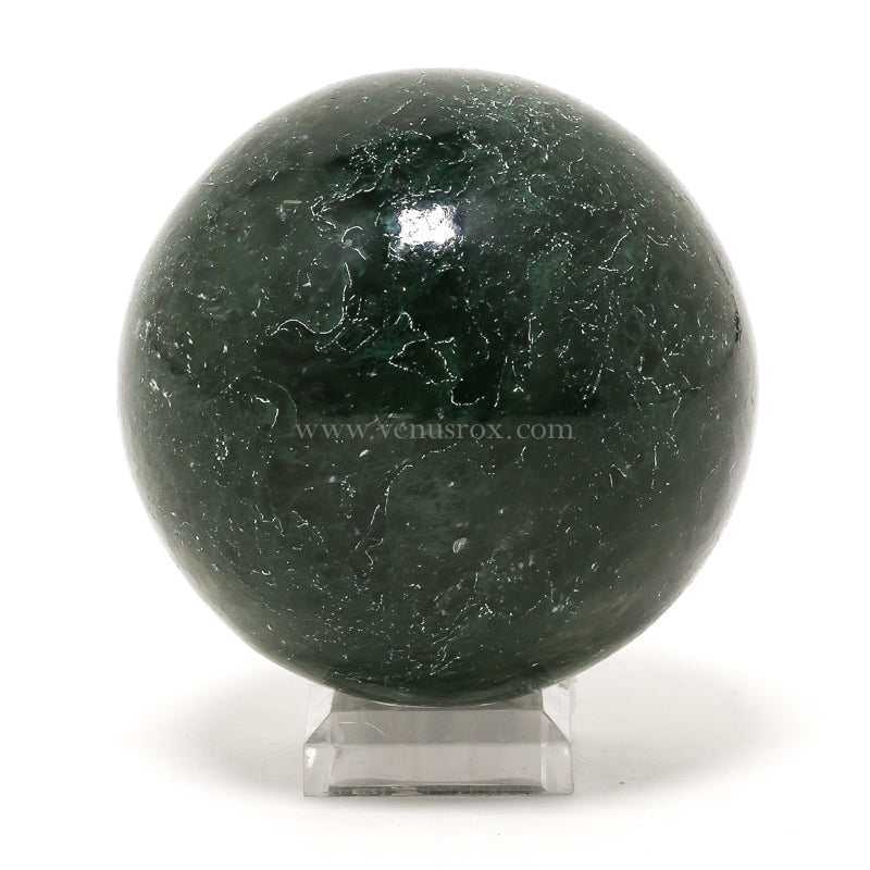 Moss Calcite Polished Sphere from India | Venusrox