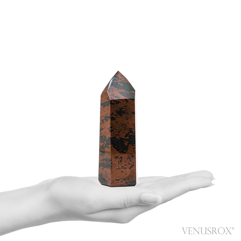 Mahogany Obsidian Polished Point from Mexico | Venusrox