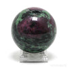 Ruby and Zoisite Polished Sphere from India | Venusrox