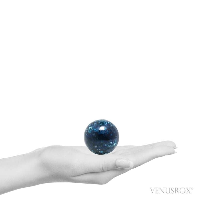 Chrysocolla with Shattuckite Polished Sphere from Namibia | Venusrox