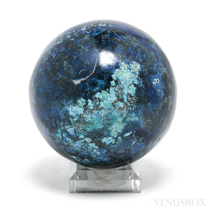 Chrysocolla with Shattuckite Polished Sphere from Namibia | Venusrox