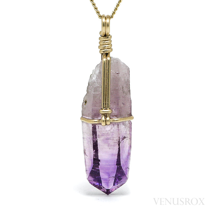 Amethyst Phantom Natural Point Pendant from the Piedra Parada, near Las Vigas, Tatatila, Veracruz, Mexico | Venusrox